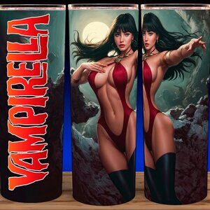Vampirella Vampire Comic Book Girl Cup Mug Tumbler